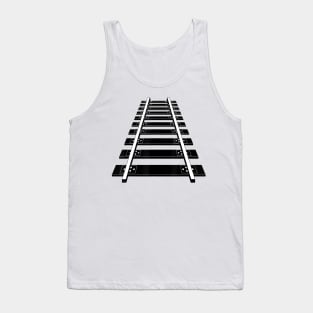 Railroad Tracks Shirt Toy Train Model Train Enthusiast Tank Top